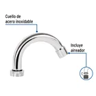 Cuello curvo para mezcladora de lavabo, cromo, BASIC 2