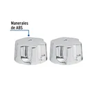 Juego de manerales hex de ABS p/lav-fregadero, cromo, BASIC 2