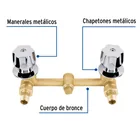 Mezcladora empotrar, 1/4 vuelta, con manerales, FOSET 2