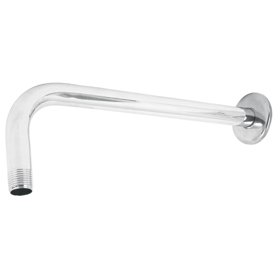 Brazo y chapetón para regadera, 30 cm, cromo, ELEMENT