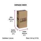 Cerradura sobreponer izq instala-fácil, llave puntos, caja 4