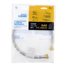 Manguera para gas, acero inox, 3/8' flare, 60 cm, FOSET 4