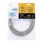 Manguera para gas, acero inox, 3/8' flare, 150 cm, FOSET 4