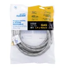 Manguera para gas, acero inox, 3/8' flare, 400 cm, FOSET 4