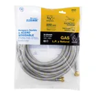 Manguera para gas, acero inox, 3/8' flare, 500 cm, FOSET 4