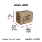 Cerradura sobreponer der instala-fácil, llave puntos, caja 5