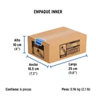 Manguera p/WC, acero inox, 1/2'x7/8', 60 cm 5