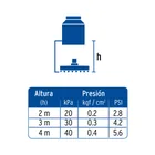 Regadera cromo 4' plato redondo, con brazo, FOSET ELEMENT 3
