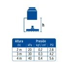 Regadera cromo 8' plato redondo, con brazo, FOSET ELEMENT 4
