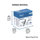 Regadera cromo 4' plato redondo, sin brazo, FOSET ELEMENT 8