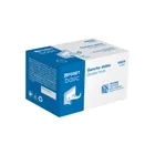 Gancho doble para toallas, metálico, cromo, BASIC 4